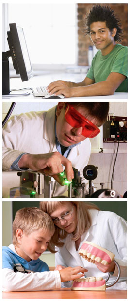 images of students with careers